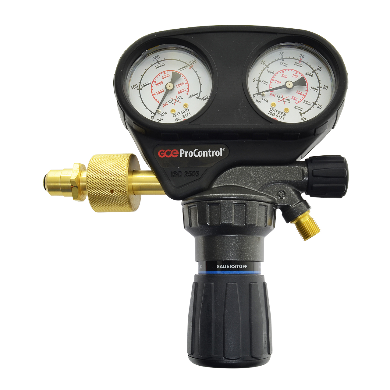 Flaschendruckminderer ProControl, Stickstoff, 300 bar, 0 - 20 bar