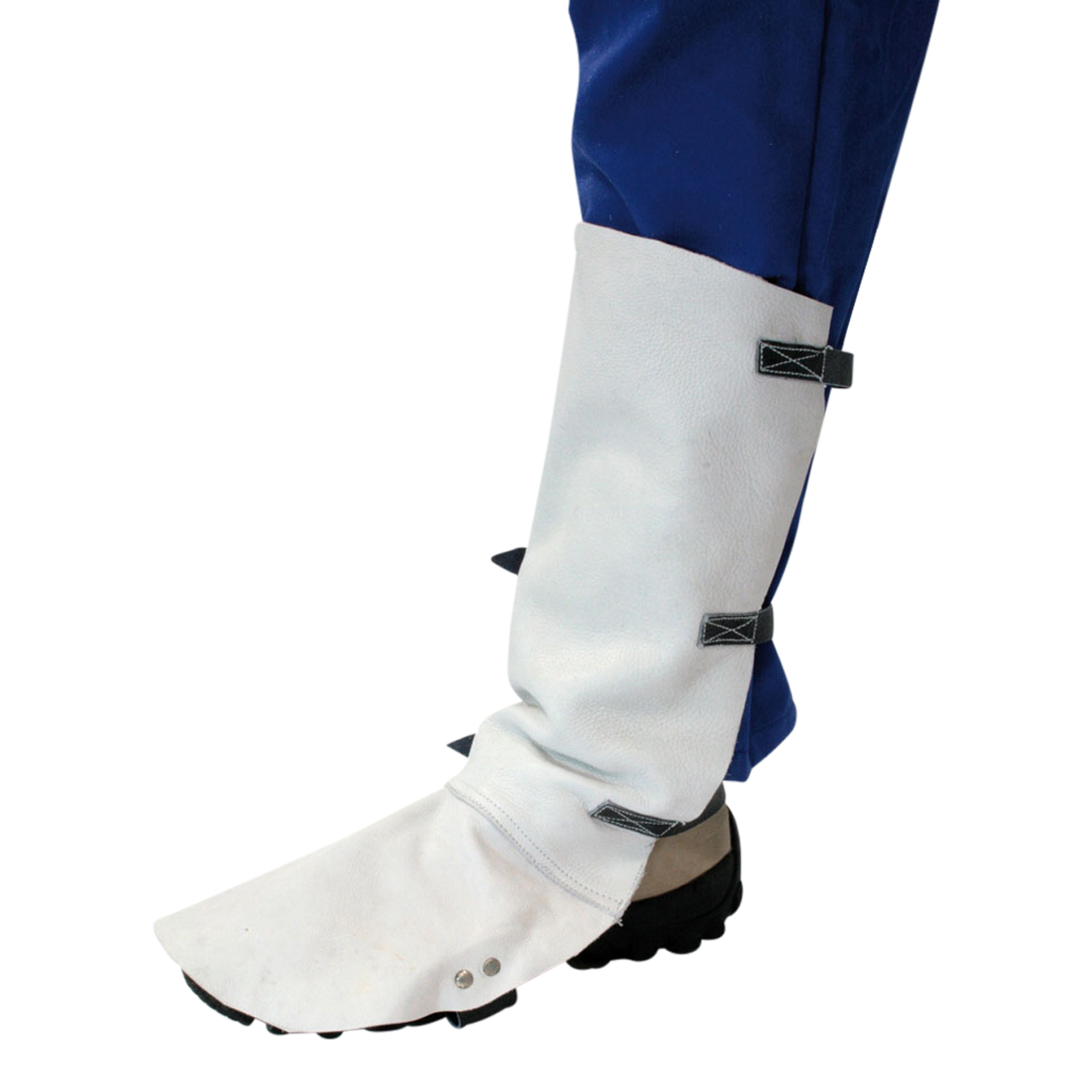 Gamaschen aus Vollleder mit Riemenverschluss, Paar