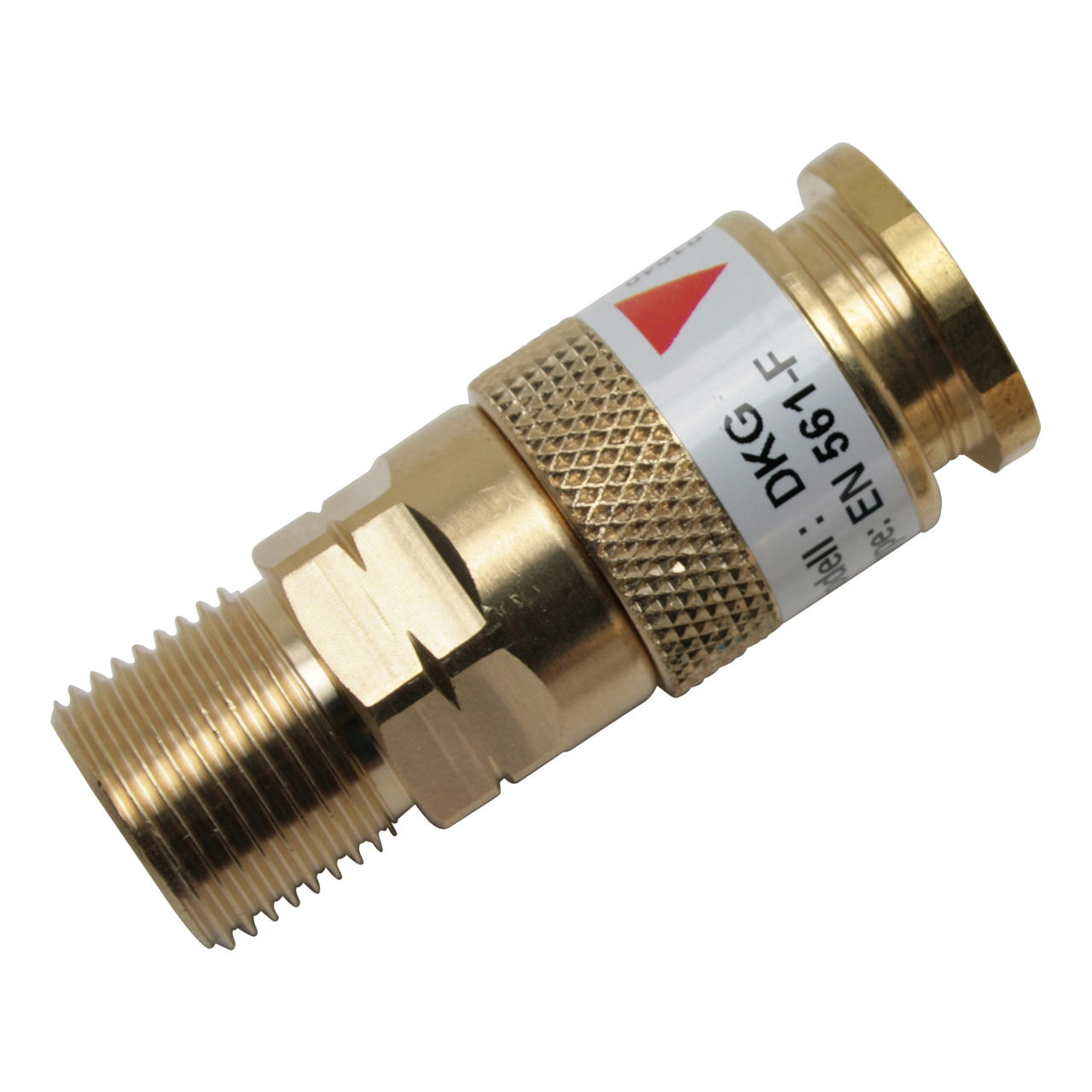 Schnellkupplung Brenner, D-Serie Kupplung (EN 561), Brenngase, 3/8" LH