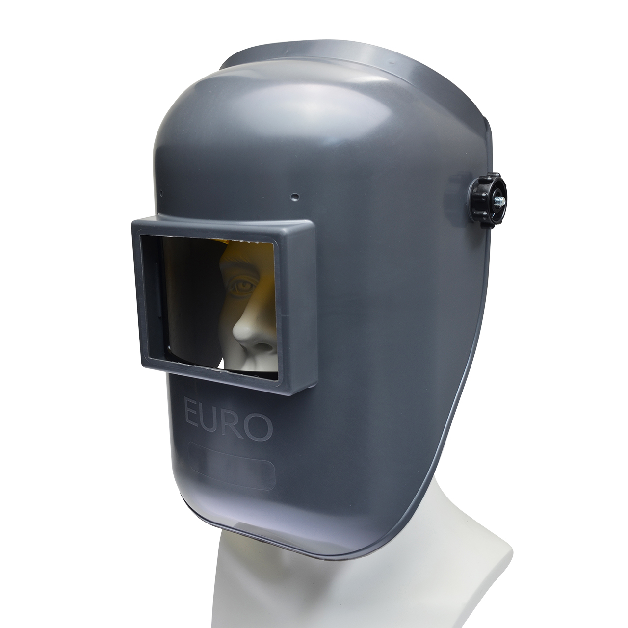 EURO-GF Kopfschirm aus PA/GF, zum Anbau an Arbeitshelm, ohne Glas