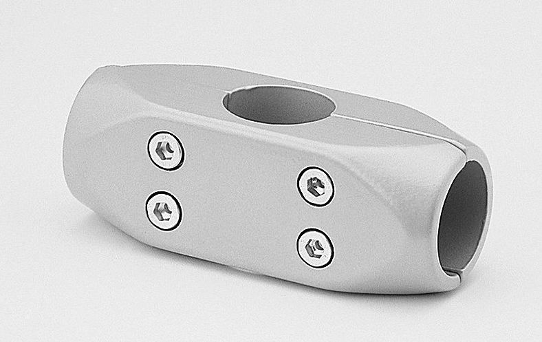 Vorhang System Ø 30 mm, Alu T-Stück, 3 Abgänge