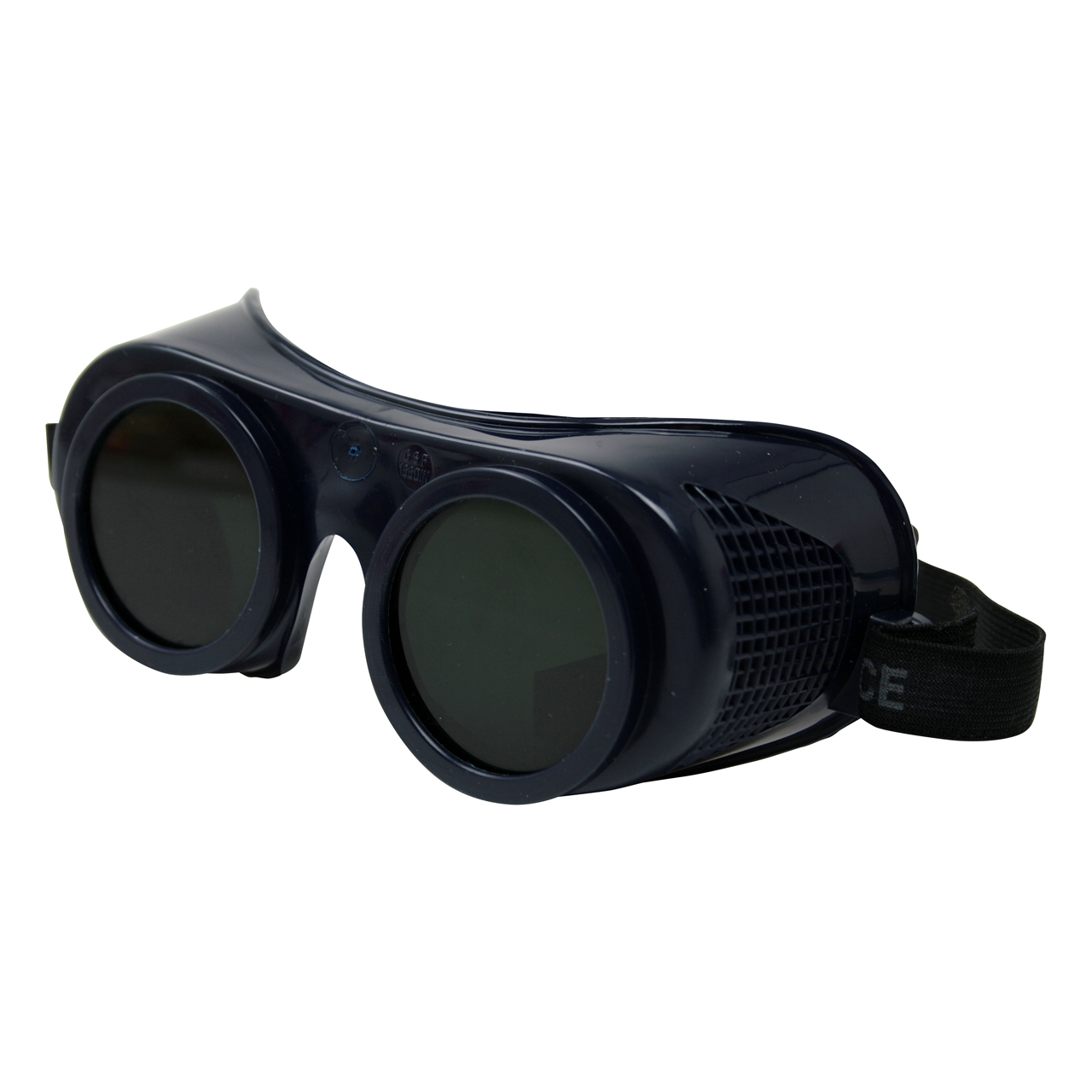 Korbbrille aus Weich-PVC mit PC Scheibe, DIN 5, klar, Ø50 mm