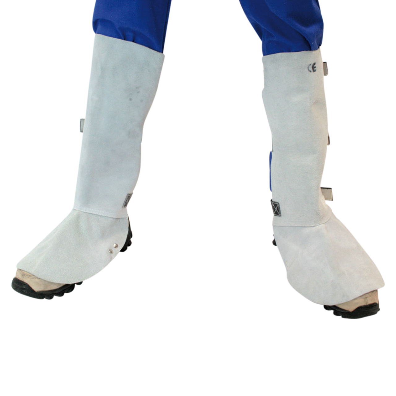 Gamaschen aus Vollleder mit Klettverschluss, Paar